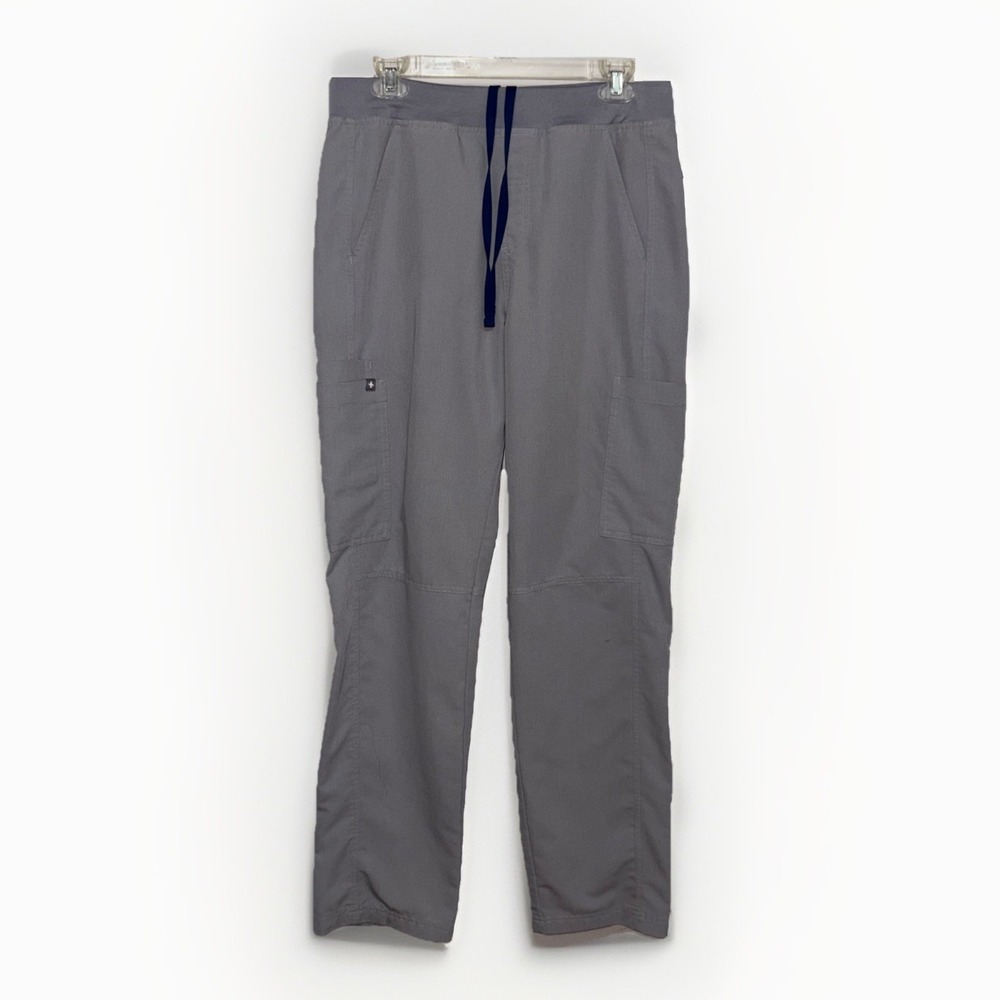 FIGS Zamora Jogger Scrub Pants Graphite Gray Cargo T2001‎ Women’s M